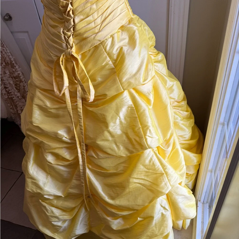 Mori Lee Vibrant Yellow Dress - Picture 10 of 15